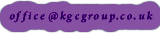 our Email Address is office@kgcgroup.co.uk