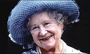 HM QUEEN ELIZABETH THE QUEEN MOTHER. Her Majesty Queen Elizabeth The Queen Mother died peacefully in her sleep on Saturday 30th March 2002, at Royal Lodge, Windsor. Queen Elizabeth was a much-loved member of the Royal Family. Her life, spanning over a century, was devoted to the service of her country, the fulfilment of her Royal duties and the support of her family.